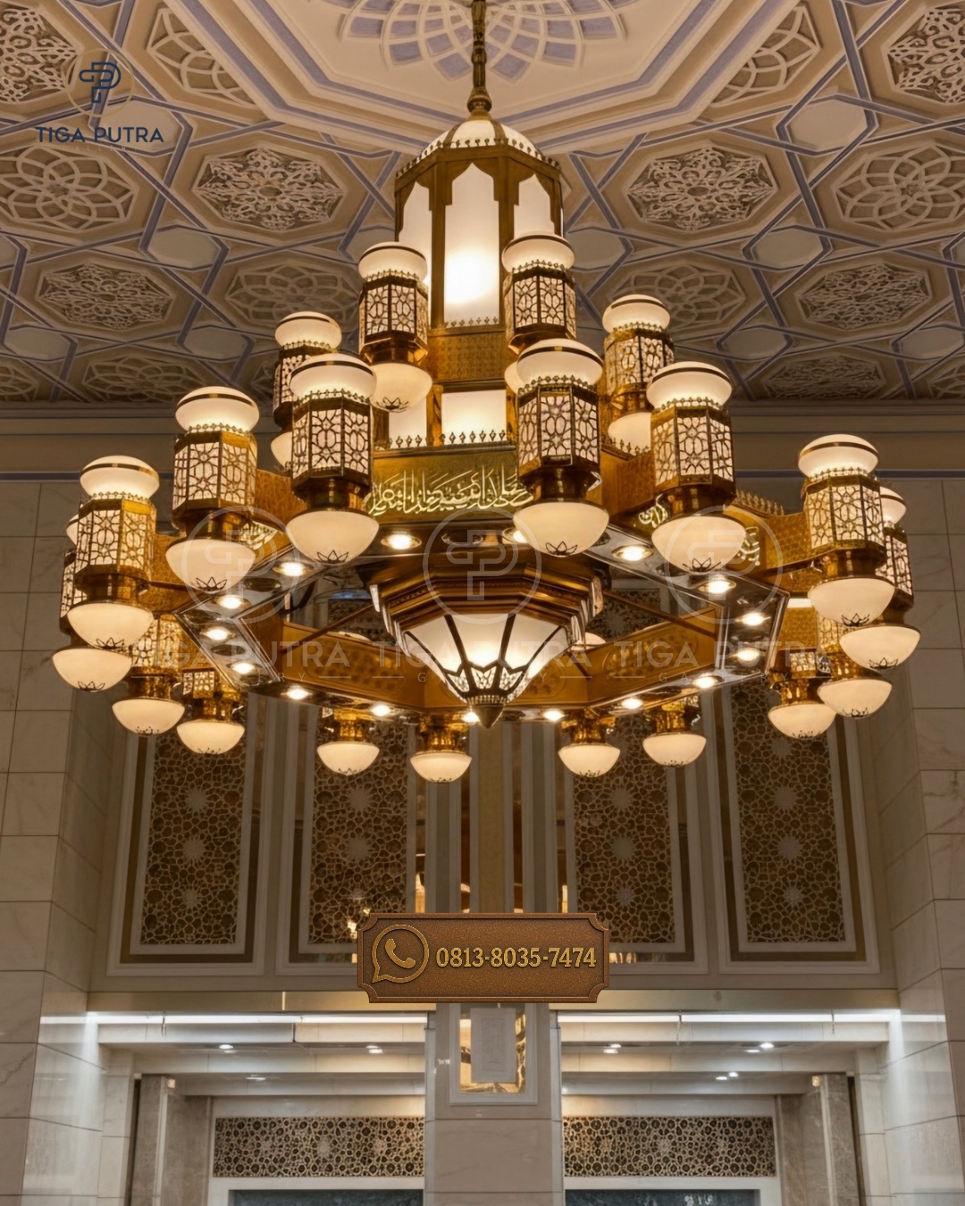 Desain Lampu Masjid Model Octagon – Inovasi Gaya Timur Tengah