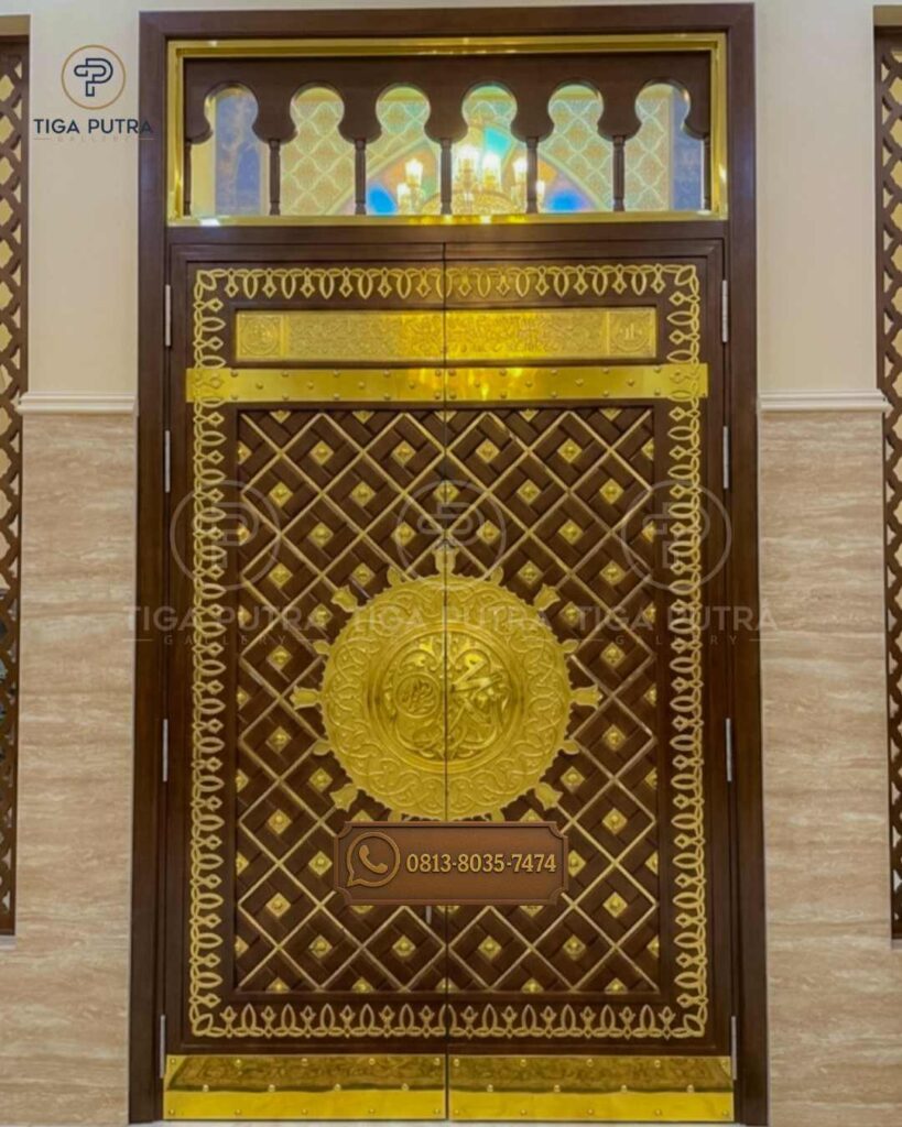 Pengrajin Pintu Masjid Model Nabawi