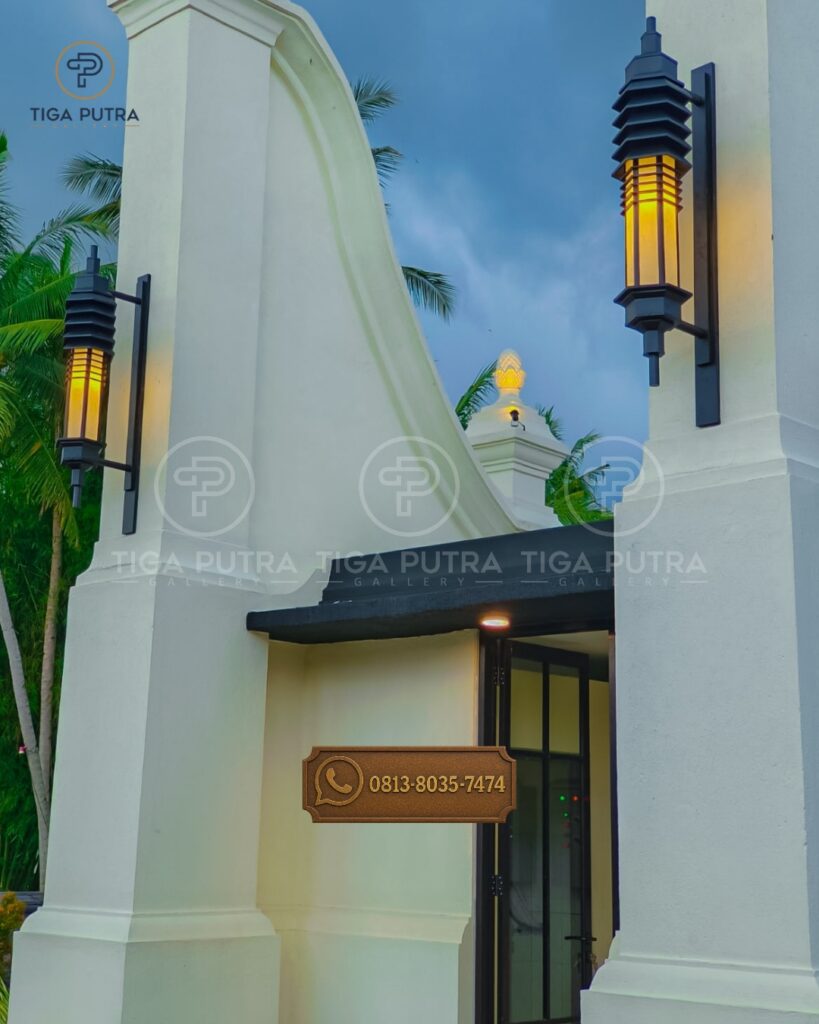 Desain Lampu Gapura Mewah