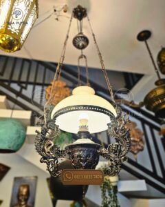 Lampu Kerek Kuningan Antik Mewah dari Pengrajin Lampu Boyolali