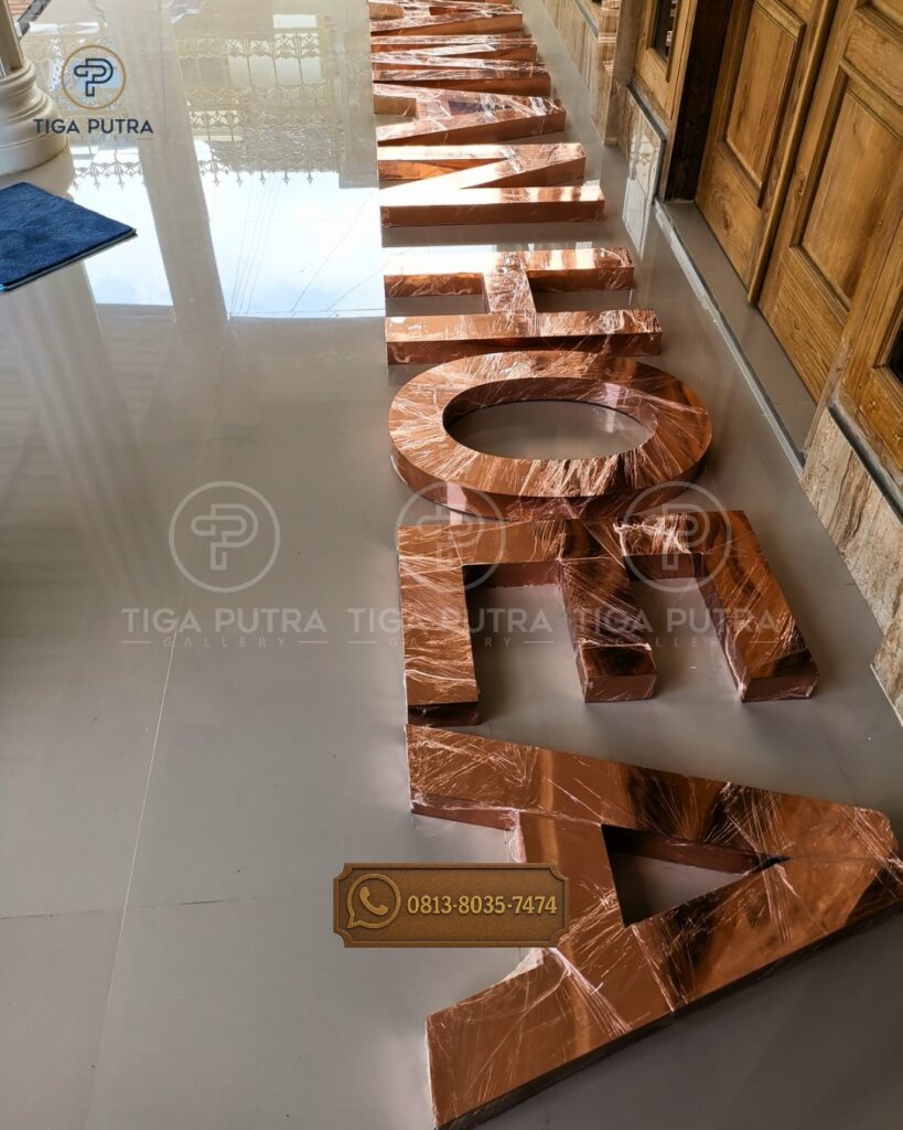 Letter Tembaga bisa custom