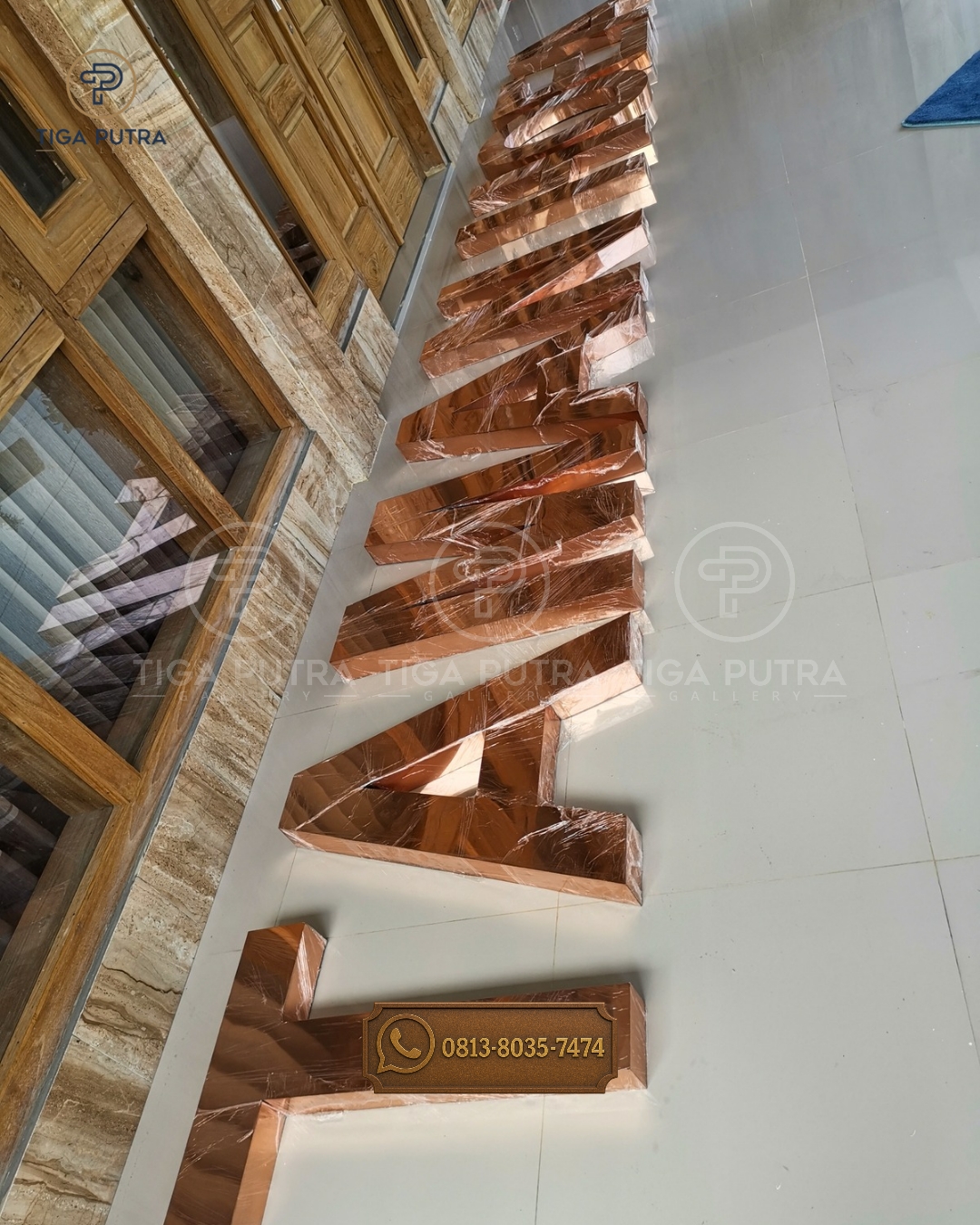 Pengrajin Letter Tembaga Custom untuk Logo dan Signage Mewah