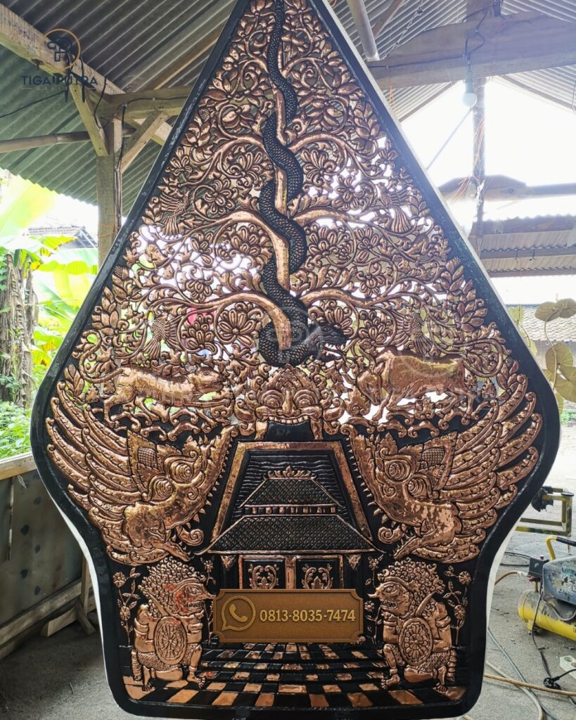 Jual Gunungan Tembaga besar 3 meter
