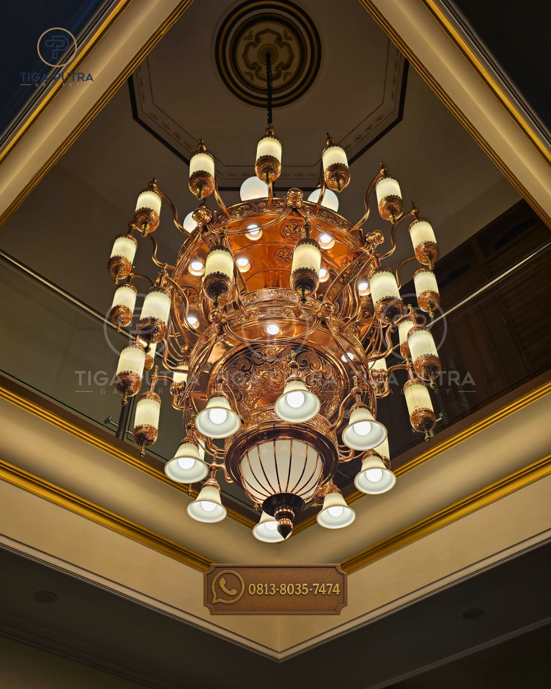 Lampu Gantung Ruang Tamu Rumah Klasik Mewah